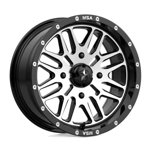 MSA Offroad Wheels – M38 BRUTE – Black – 15″x7″ 10mm – Summer Wheels – M38-05737